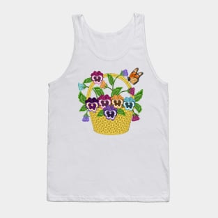 Floral Basket Tank Top